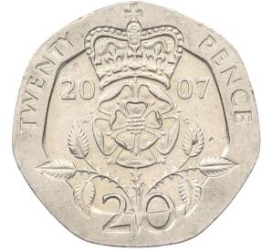 20 пенсов 2007 года Великобритания — Фото №1