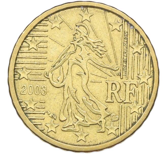 Монета 10 евроцентов 2003 года Франция (Артикул: K12-81689) — Фото №1