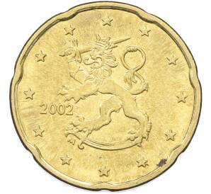 20 евроцентов 2002 года Финляндия — Фото №1