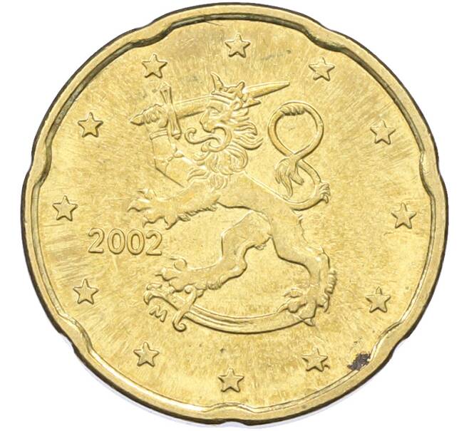 Монета 20 евроцентов 2002 года Финляндия (Артикул: K12-81690) — Фото №1