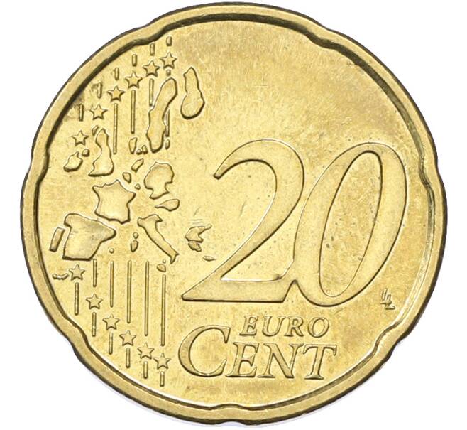 Монета 20 евроцентов 2002 года Финляндия (Артикул: K12-81690) — Фото №2