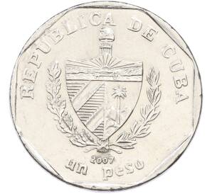 1 песо 2007 года Куба — Фото №2