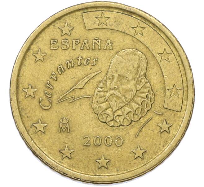 Монета 50 евроцентов 2000 года Испания (Артикул: K12-81692) — Фото №1