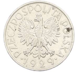 1 злотый 1929 года Польша — Фото №2