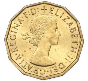 3 пенса 1967 года Великобритания — Фото №2