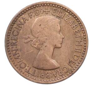 1 фартинг 1953 года Великобритания — Фото №2