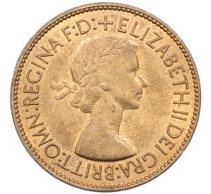 1 пенни 1953 года Великобритания — Фото №2