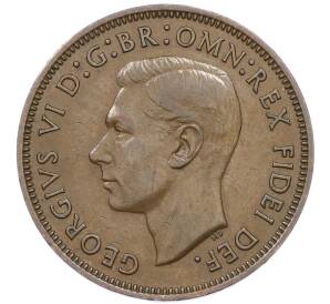 1/2 пенни 1952 года Великобритания — Фото №2