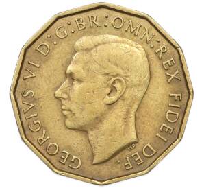 3 пенса 1952 года Великобритания — Фото №2