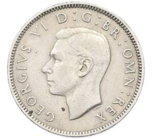 1 шиллинг 1949 года Великобритания — шотландский тип (лев сидит на 2 лапах) — Фото №2