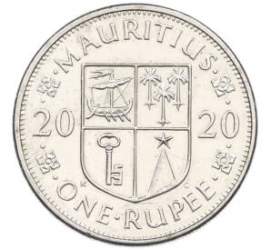 1 рупия 2020 года Маврикий — Фото №1