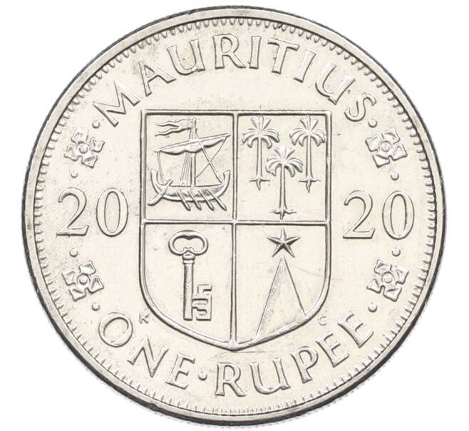 Монета 1 рупия 2020 года Маврикий (Артикул: K1-7259) — Фото №1