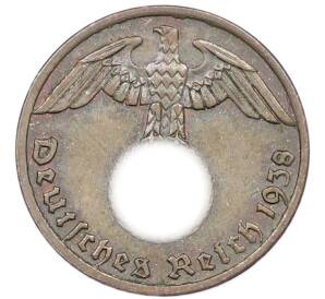 1 рейхспфенниг 1938 года A Германия — Фото №1