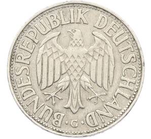 1 марка 1956 года G Западная Германия (ФРГ) — Фото №2