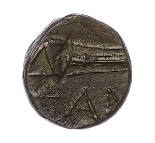 Монета Тетрахалк 150-140 гг до н.э. Пантикапей — Перисад IV (Артикул: K2-0838) — Фото №2