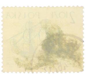 Почтовая марка 2.10 злотых 1964 года Польша «Парусные корабли (2-я серия) — Линейный корабль XVIII века» — Фото №2