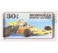 Почтовая марка 30 мунгу 1978 года Монголия «Гоночный автомобиль Ford-McLaren Формулы-1» (Артикул: K12-81821) — Фото №1
