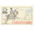 Почтовая марка 60 геллеров 1978 года Чехословакия «Международная филателистическая выставка Прага 1978 — Всадник» (Артикул: K12-81832) — Фото №1