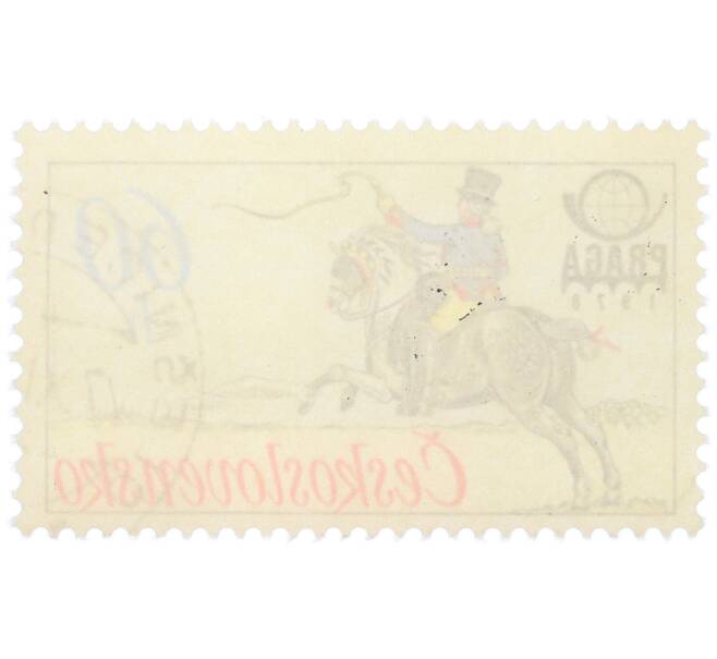 Почтовая марка 60 геллеров 1978 года Чехословакия «Международная филателистическая выставка Прага 1978 — Всадник» (Артикул: K12-81832) — Фото №2