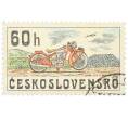 Почтовая марка 60 геллеров 1975 года Чехословакия «Чехословацкие мотоциклы — Ява 175» (Артикул: K12-81840) — Фото №1
