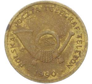 Телефонный жетон 1990 года Польша «Польская Почта — A» — Фото №1