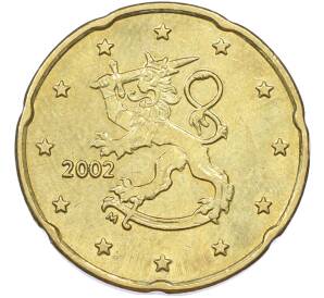 20 евроцентов 2002 года Финляндия — Фото №1