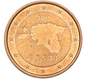 2 евроцента 2011 года Эстония — Фото №1