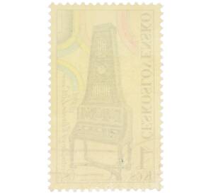 Почтовая марка 1 крона 1974 года Чехословакия «Музыкальные инструменты — Пирамидальное пианино» — Фото №2