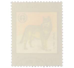 Почтовая марка 1 злотый 1977 года Польша «Охрана окружающей среды — Волк» — Фото №2