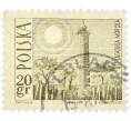 Почтовая марка 20 грошей 1966 года Польша «Туристические достопримечательности — Маяк на Хеле» (Артикул: K12-82017) — Фото №1