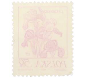 Почтовая марка 50 грошей 1974 года Польша «Растения в творчестве Станислава Выспяньского — Ирисы» — Фото №2