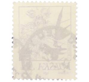 Почтовая марка 3 злотых 1974 года Польша «Растения в творчестве Станислава Выспяньского — Чертополох» — Фото №2