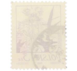 Почтовая марка 3 злотых 1974 года Польша «Растения в творчестве Станислава Выспяньского — Чертополох» — Фото №2