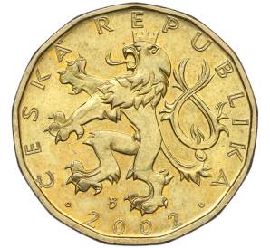 20 крон 2002 года Чехия — Фото №2