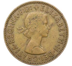 1/2 пенни 1960 года Великобритания — Фото №2