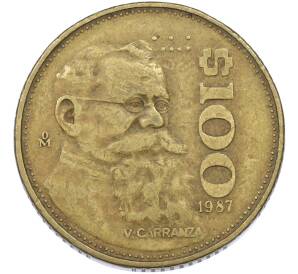 100 песо 1987 года Мексика — Фото №1