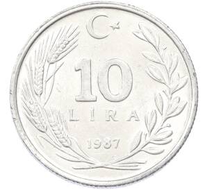 10 лир 1987 года Турция — Фото №2