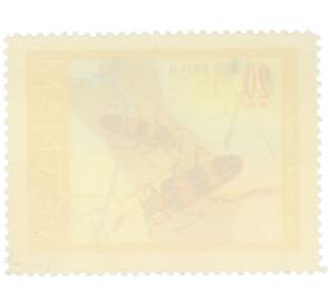 Почтовая марка 20 су 1977 года Вьетнам «Жуки-усачи — Черепицевидный усач» — Фото №2