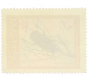 Почтовая марка 40 су 1977 года Вьетнам «Жуки-усачи — Зеленый козерог» — Фото №2