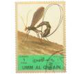 Почтовая марка 1 риял 1972 года Умм-эль-Кайвайн «Насекомые — Наездник» (Надпись авиапочты) (Артикул: K12-82058) — Фото №1