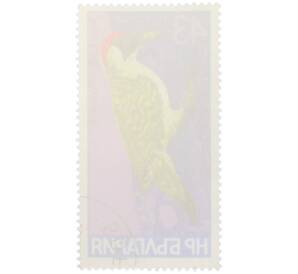 Почтовая марка 43 стотинки 1978 года Болгария «Семейство дятловых — Зеленый дятел» — Фото №2