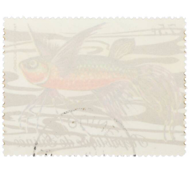 Почтовая марка 75 франков 1971 года Гвинея «Фауна - Пантодон Бухгольца» (Артикул: K12-82260) — Фото №2