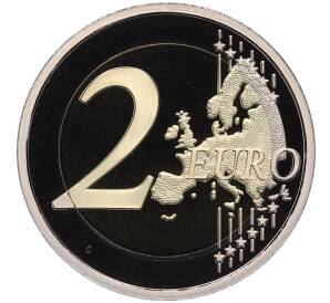 2 евро 2016 года Монако «150 лет основанию Монте-Карло» — Фото №2