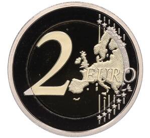 2 евро 2015 года Монако «800 лет основанию крепости» — Фото №2