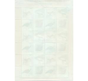 Полная серия марок 2014 года Индонезия «Птицы» на листе — Фото №2