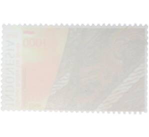 Почтовая марка 1000 рупий 2010 года Индонезия «Батик — Смешанный мотив» — Фото №2