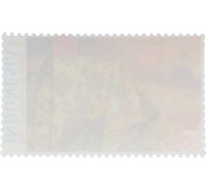 Почтовая марка 5000 рупий 2010 года Индонезия «Батик — Смешанный мотив» — Фото №2