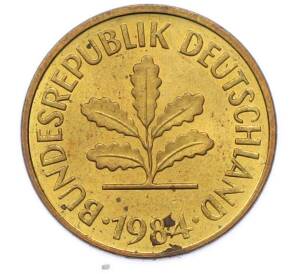 5 пфеннигов 1984 года J Германия — Фото №1