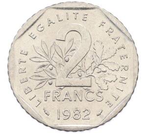2 франка 1982 года Франция — Фото №1