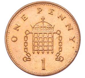 1 пенни 1996 года Великобритания — Фото №2